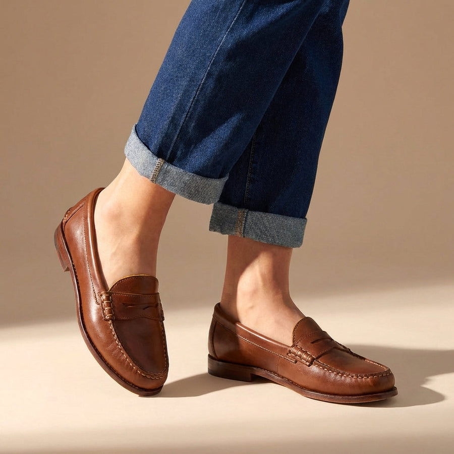 Eulalie | Women's Classic Penny Loafer Flats