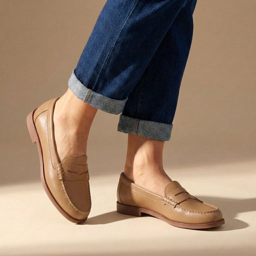Eulalie | Women's Classic Penny Loafer Flats